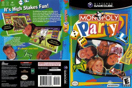 Monopoly Party (Europe) (En,Fr,De,Es,It) Cover - Click for full size image